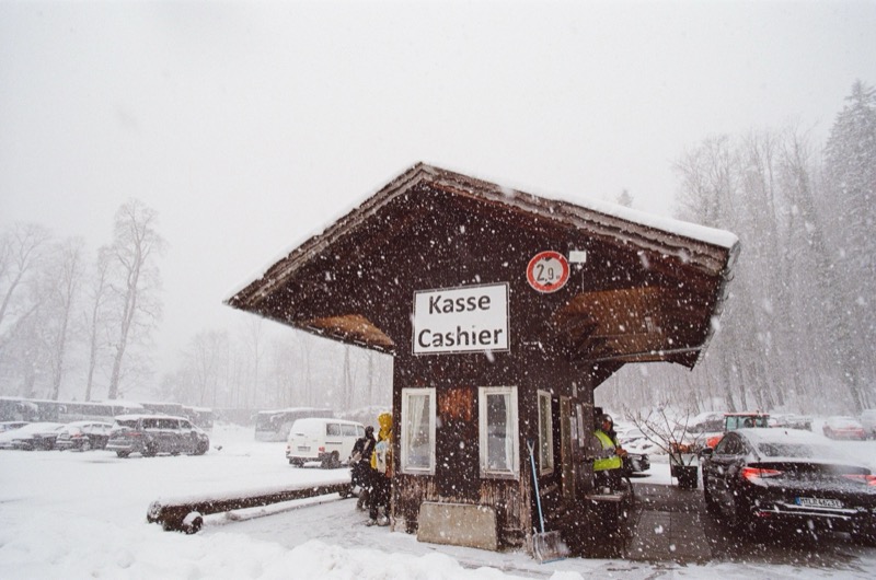 Snowy Parking Kasse