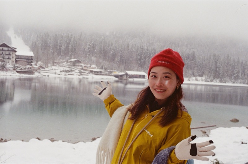 Snowy Lake Portrait